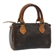 Louis Vuitton Vintage Pre-owned Canvas handvskor Brown, Dam