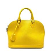 Louis Vuitton Vintage Pre-owned Laeder louis-vuitton-vskor Yellow, Dam