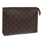 Louis Vuitton Vintage Pre-owned Canvas louis-vuitton-vskor Brown, Dam