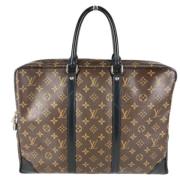 Louis Vuitton Vintage Pre-owned Tyg louis-vuitton-vskor Brown, Herr