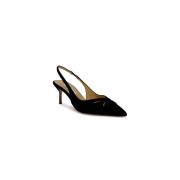 Aquazzura Svart Velvet Moves Pumps Black, Dam