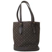 Louis Vuitton Vintage Pre-owned Tyg louis-vuitton-vskor Brown, Dam