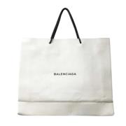 Balenciaga Vintage Pre-owned Laeder balenciaga-vskor White, Dam