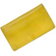 Chanel Vintage Pre-owned Laeder plnbcker Yellow, Dam