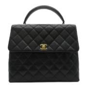 Chanel Vintage Pre-owned Tyg chanel-vskor Black, Dam