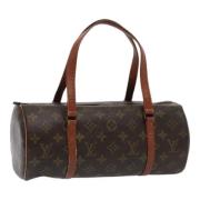 Louis Vuitton Vintage Pre-owned Canvas handvskor Brown, Dam