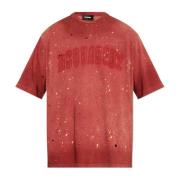 Dsquared2 T-shirt med logotyp Red, Herr