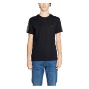 Emporio Armani Bomull Crew Neck T-shirt Black, Herr