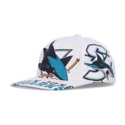 Mitchell & Ness San Jose Sharks Platt Skärm Keps Multicolor, Unisex