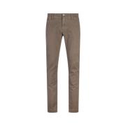 Jacob Cohën Slim Fit Brun Byxor Brown, Herr