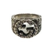 Gucci Vintage Pre-owned Silver ringar Gray, Herr