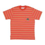 Obey Planet Pocket Tee Kortärmad T-shirt Orange, Herr