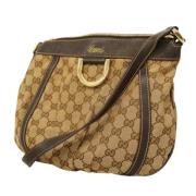 Gucci Vintage Pre-owned Canvas gucci-vskor Brown, Dam