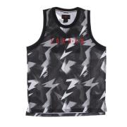 Jordan Basketball Tank Top All Over Print Black, Herr