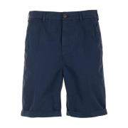 40Weft Blå Chino Bermuda Shorts Blue, Herr