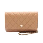 Chanel Vintage Pre-owned Laeder chanel-vskor Brown, Dam