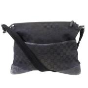 Gucci Vintage Pre-owned Canvas gucci-vskor Black, Dam