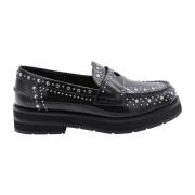 Bibi Lou Wood Turtle Loafers Black, Dam