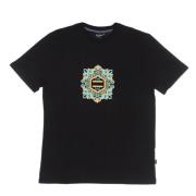 Dolly Noire Maioliche Logo T-shirt Svart/Blå Black, Herr