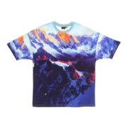 Dolly Noire Mountain Oversize Tee Multi T-Shirt Multicolor, Herr