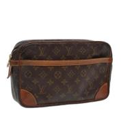 Louis Vuitton Vintage Pre-owned Canvas kuvertvskor Brown, Dam