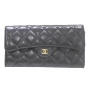 Chanel Vintage Pre-owned Laeder plnbcker Black, Dam