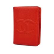 Chanel Vintage Pre-owned Laeder plnbcker Red, Dam