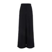 Fendi Svart Pantalone Byxor Black, Dam