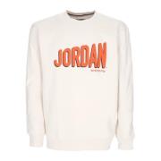 Jordan Grafisk Fleece Crewneck Sweatshirt Phantom/rush Orange/black Wh...