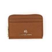 Michael Kors Charm Wallet med Dragkedja Brown, Dam