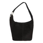 Michael Kors Stilren Hobo Skulderväska Black, Dam