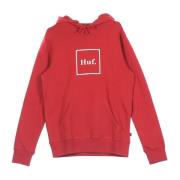 HUF Röd Box Logo Huvtröja Red, Herr