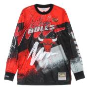 Mitchell & Ness Chicago Bulls Långärmad T-shirt Multicolor, Herr