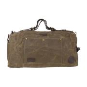 VON Dutch Grön Coated Canvas Handväska Beige, Dam