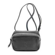 Yves Saint Laurent Vintage Pre-owned Laeder axelremsvskor Gray, Dam