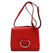 Burberry Vintage Pre-owned Laeder axelremsvskor Red, Dam