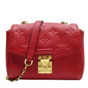 Louis Vuitton Vintage Pre-owned Tyg louis-vuitton-vskor Red, Dam