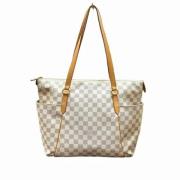 Louis Vuitton Vintage Pre-owned Tyg louis-vuitton-vskor White, Dam