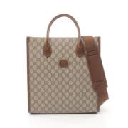 Gucci Vintage Pre-owned Laeder gucci-vskor Beige, Dam