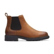 Clarks Bruna Chelsea Boots Orinoco 2 Lane Brown, Dam