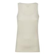 Majestic Filatures Sleeveless Tops Beige, Dam