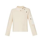 Liu Jo Stilren Stickad Topp Beige, Dam