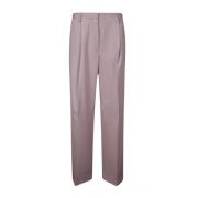 Dries Van Noten Vida Ben Plisserade Byxor Pink, Dam