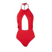 Trussardi Elegant One Piece Baddräkt Red, Dam