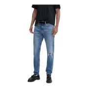 Calvin Klein Jeans Slim Taper Jeans i Denim Medium Blue, Herr