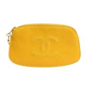 Chanel Vintage Pre-owned Laeder chanel-vskor Yellow, Dam