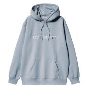 Carhartt Wip Hoodie Blue, Dam