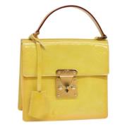 Louis Vuitton Vintage Pre-owned Laeder handvskor Yellow, Dam