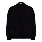 Laneus Hotfix Crystal Cardigan Black, Herr