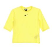 Nike Sportswear Icon Clash Mesh Top Yellow, Dam